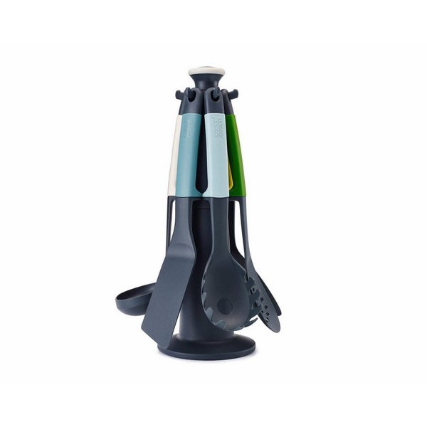 Joseph Joseph - Bộ dụng cụ nấu ăn 6 món cao cấp Elevate Carousel 6-piece Utensil Set Opal 101416