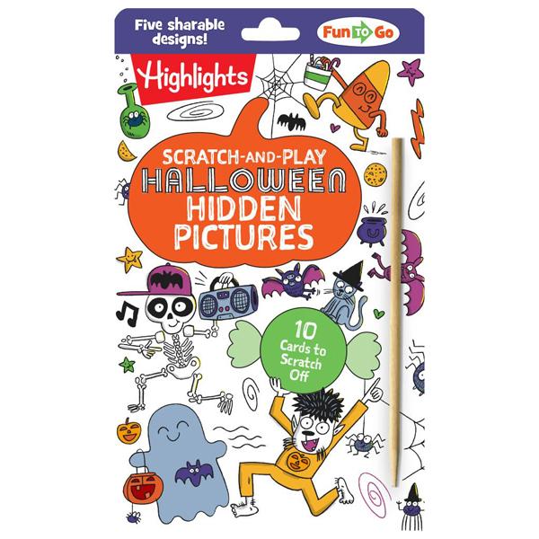 Sách ngoại văn: Scratch-And-Play Halloween Hidden Pictures