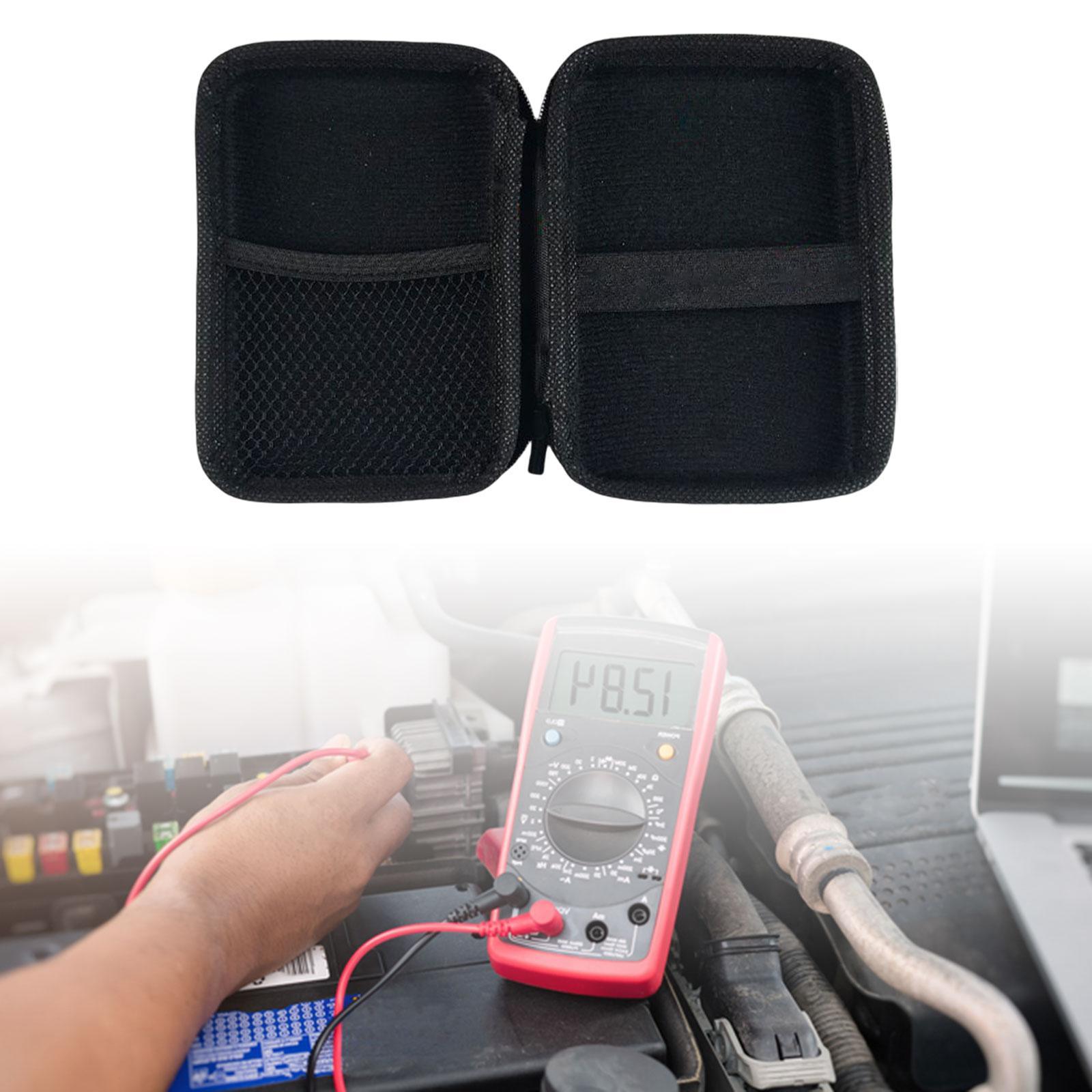 Carrying Storage Bag for Multimeter, Multimeter Tester Case, Shockproof Universal, Handheld Hard Carrying Case for Multimeter for Tool Bags Backpack