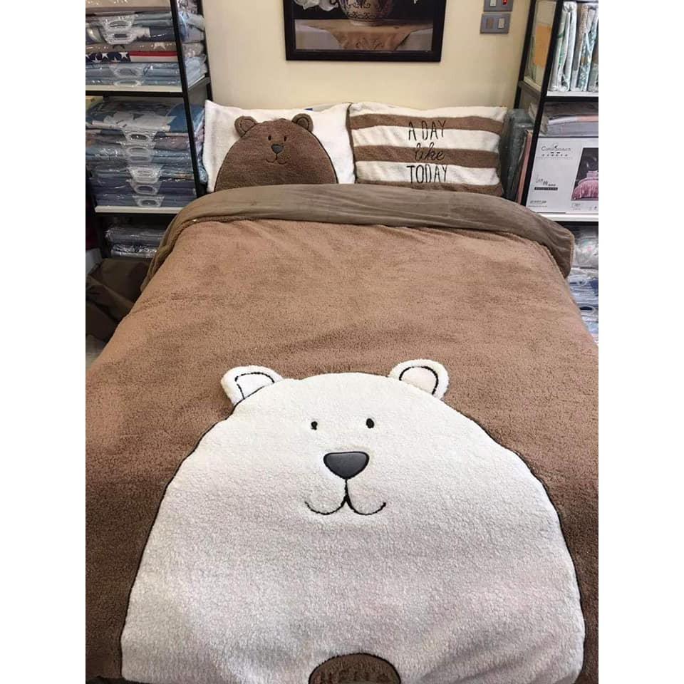 BỘ CHĂN GA NỈ NHUNG