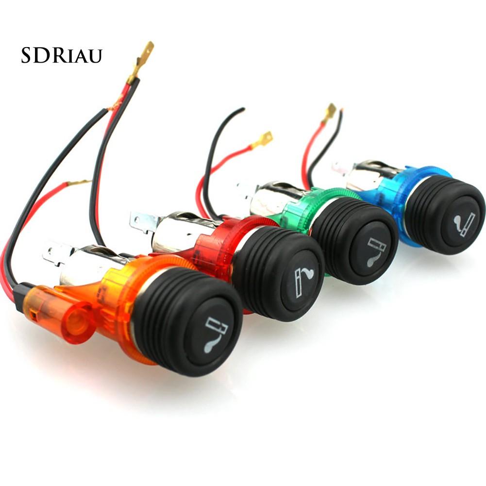 Bộ đầu cắm sạc nguồn 12V 120W kiêm bật lửa cho xe hơi