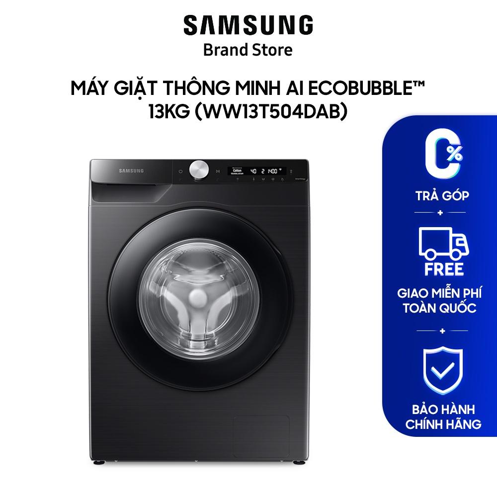 Máy Giặt Thông Minh Samsung AI Ecobubble™ Với Bảng Điều Khiển Thông Minh 13 kg WW13T504DAB/SV  - Hàng chính hãng