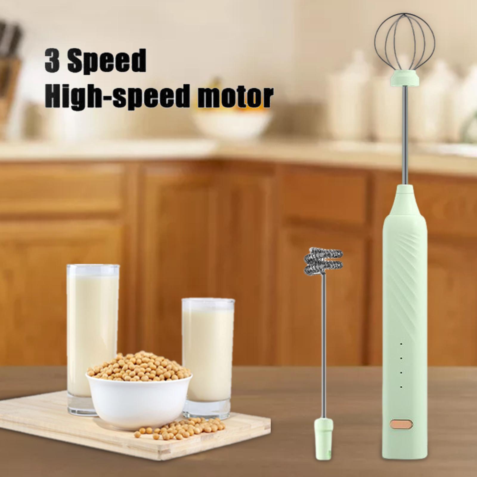 Milk Frother Egg Beater Stainless Steel Mixing Head for green