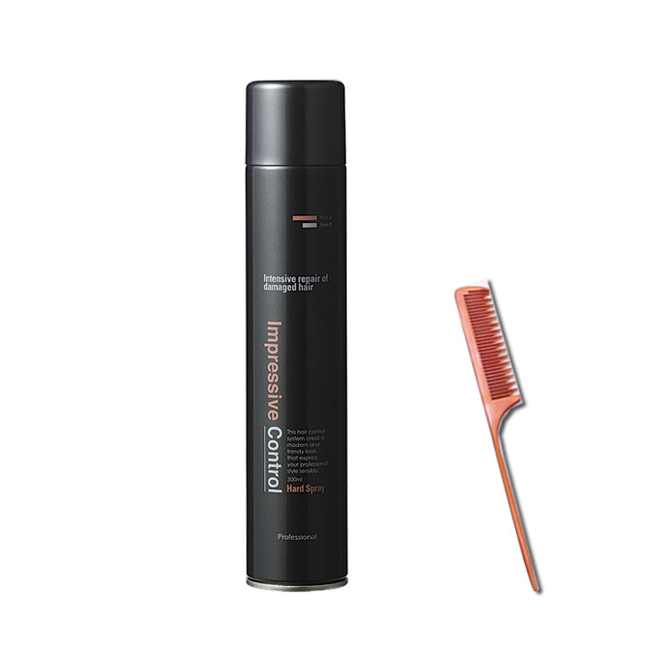 Gôm xịt tóc tạo kiểu siêu cứng, giữ nếp lâu Mugens Hair Spray Hàn Quốc 300ml + LƯỢC