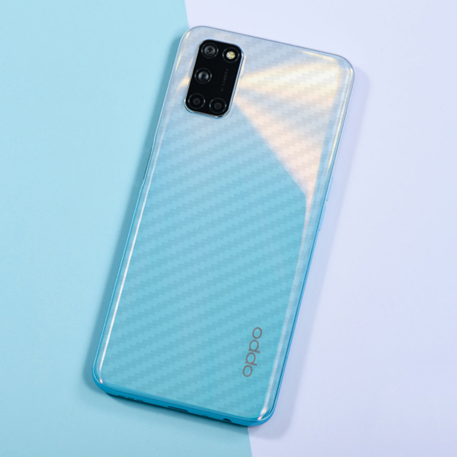 Miếng Dán Mặt Lưng Cacbon Dành Cho Oppo A72 - Handtown- Hàng Chính Hãng