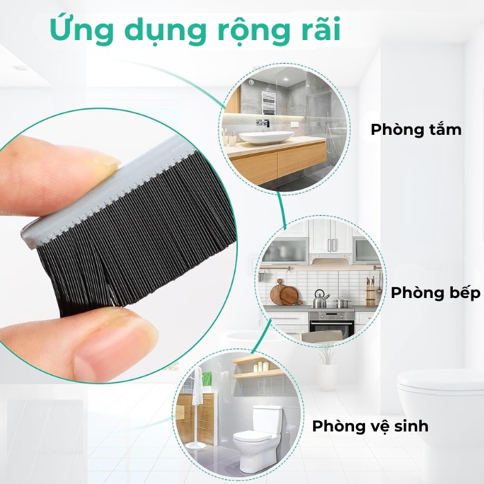 [COMBO 3 DỌN DẸP ĐÓN TẾT] 1 bàn chải vệ sinh khe hẹp + 1 chà sàn nhà tắm + 1 chổi quét trần nhà - Chính hãng dododios