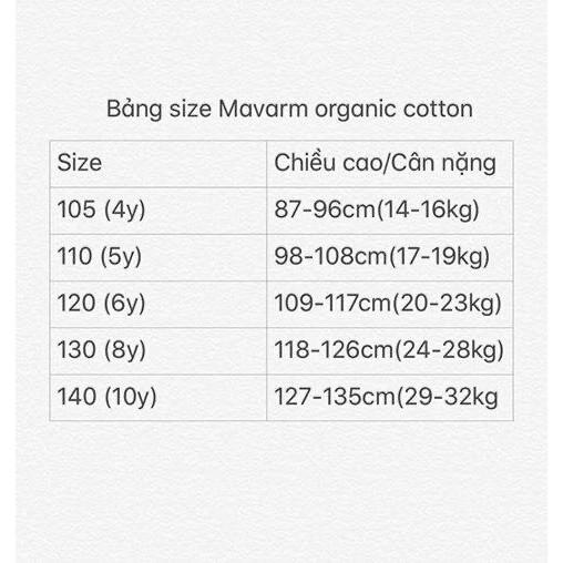 Quần đùi cotton giấy Mavarm xuất Hàn  size 120  HA0958