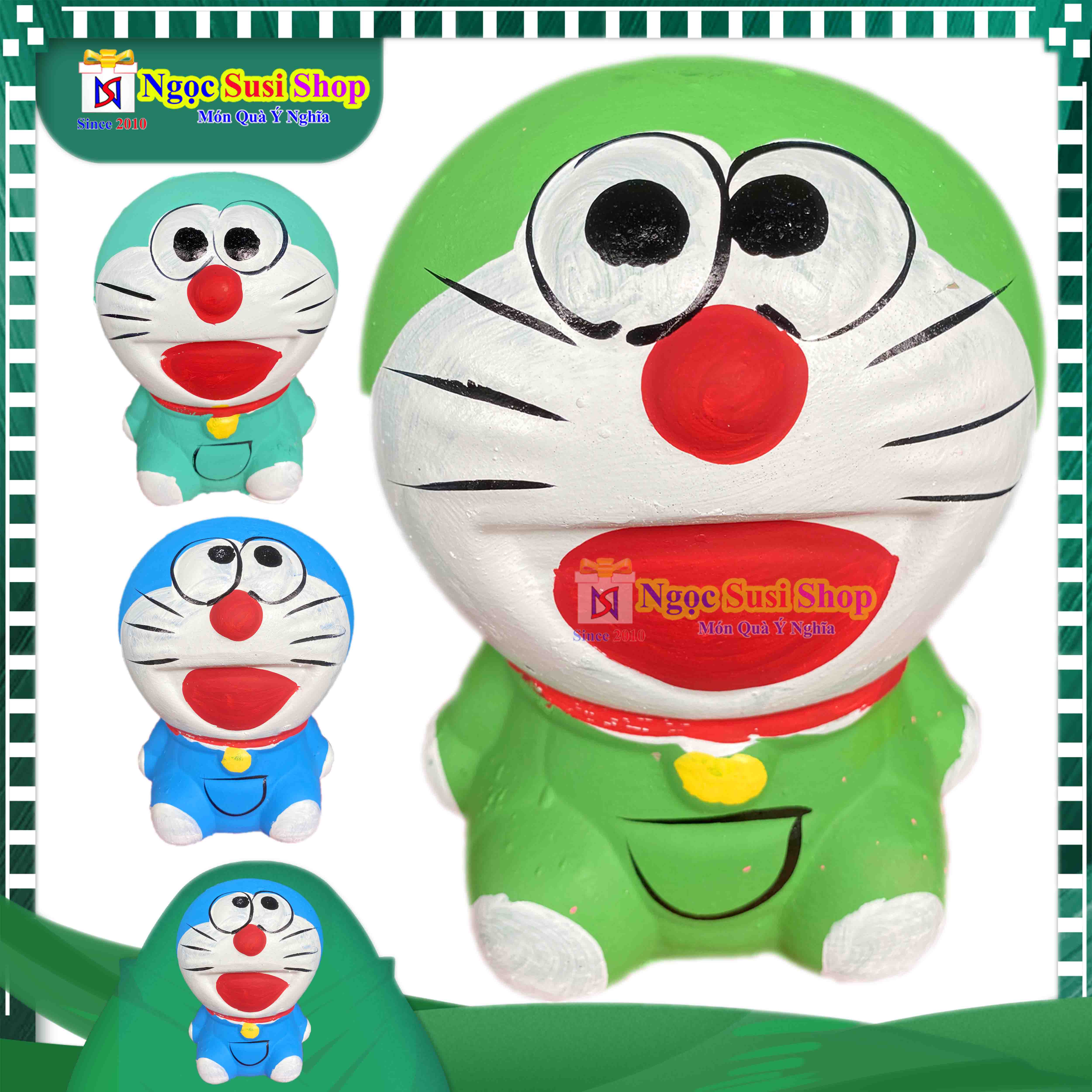 HEO ĐẤT DORAEMON DOREMON ĐÔRÊMON CHO BÉ ĐỂ DÀNH