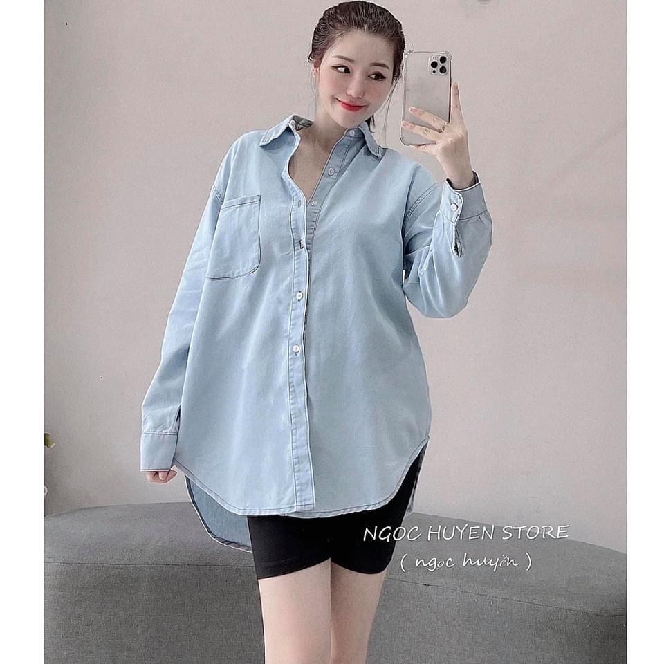 Áo sơ mi nữ , áo bò nữ , áo sơ mi bò nữ