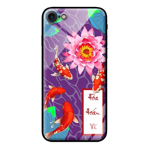 Ốp kính cường lực cho iPhone 7 Cá Koi Hỏa - Hàng chính hãng