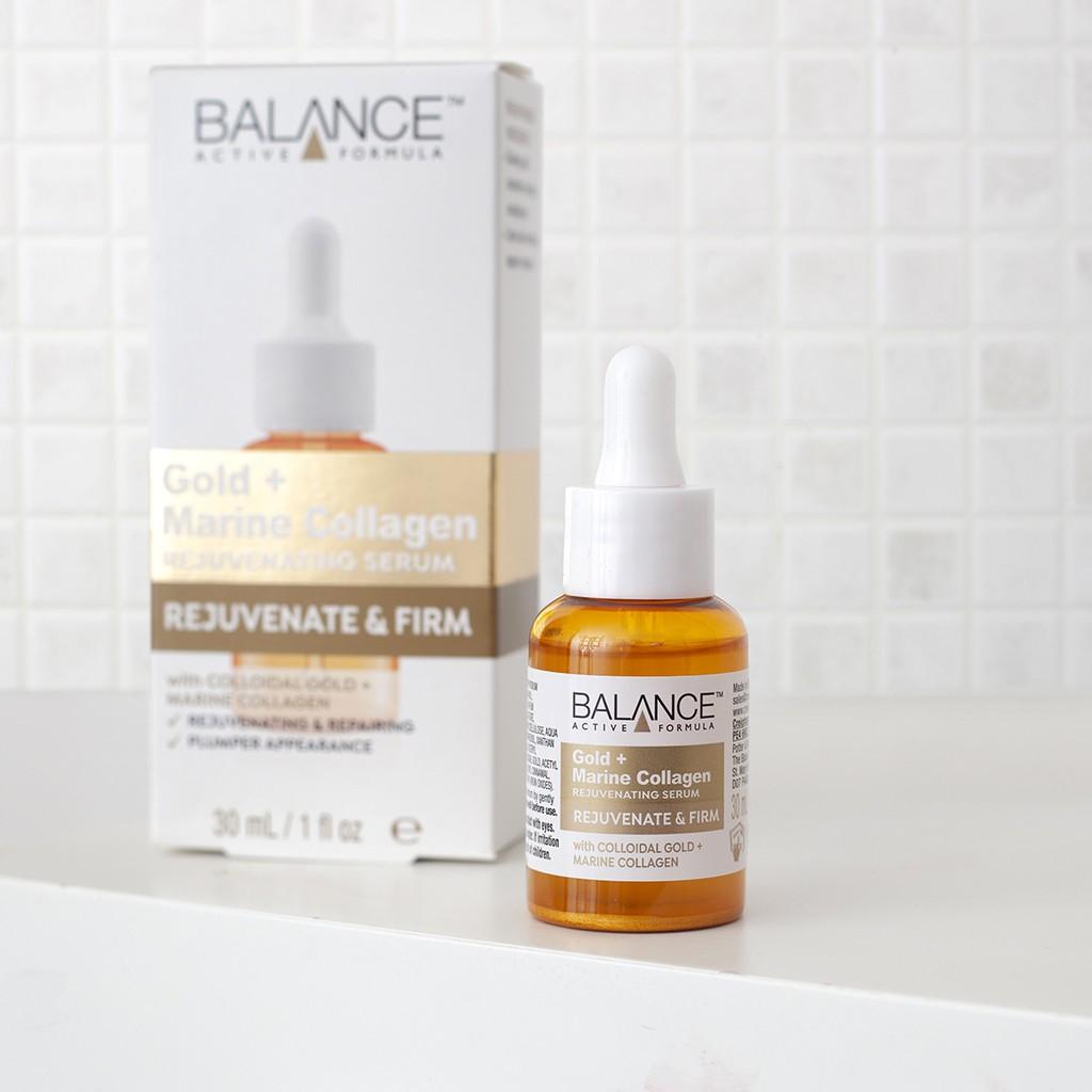 Serum Trẻ Hóa, Tái Tạo Da Balance Active Formula Gold Collagen Rejuvenating 30ml