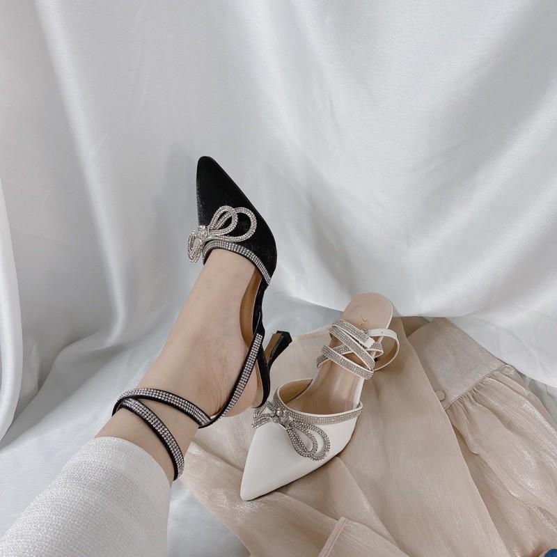 GUỐC NỮ NƠ ĐÁ TO GÓT NHỌN CAO 7CM