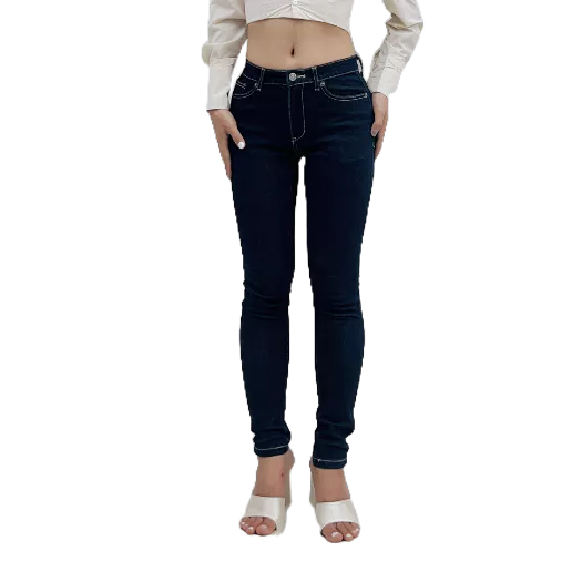 Quần Skinny Jean P11_Quần bò Nữ Skinny, Chất Liệu Demin Cao Cấp Co Giãn Nhẹ ,From Dáng Chuẩn Hàn Quốc | Samma Jeans