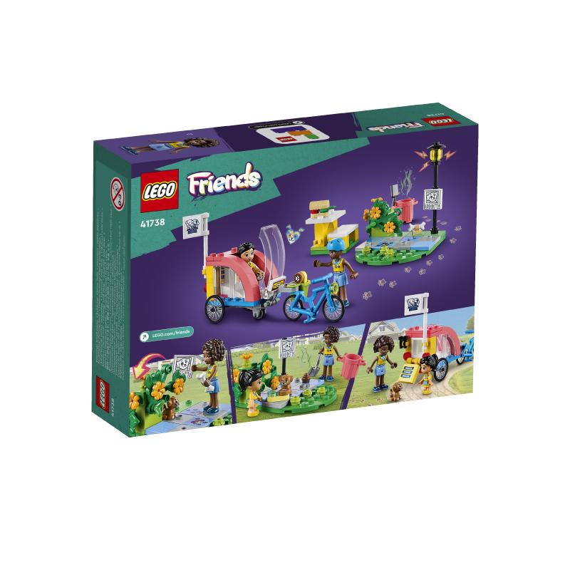 Đồ Chơi Lắp Ráp LEGO Friends Xe Cứu Hộ Cún Cưng 41738 (125 chi tiết)