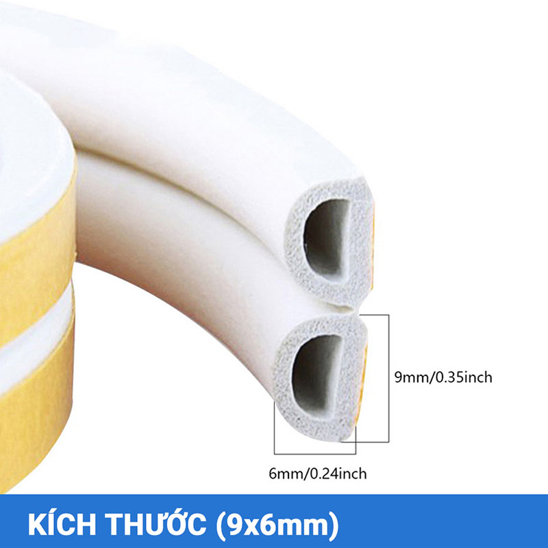 Gioăng cao su khung cửa, Gioăng cao su chữ D
