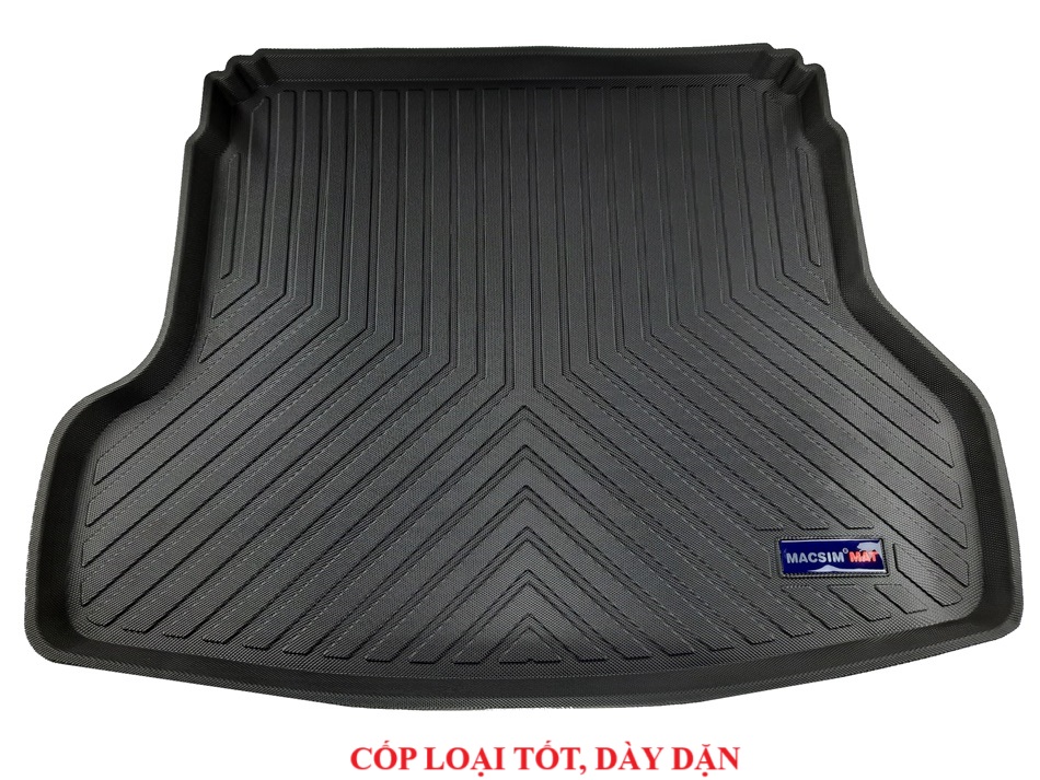Thảm lót cốp hn xe ô tô Kia K3 ( Kia Cerato) 2017-đến nay nhãn hiệu Macsim chất liệu TPV cao cấp màu đen(AT012)