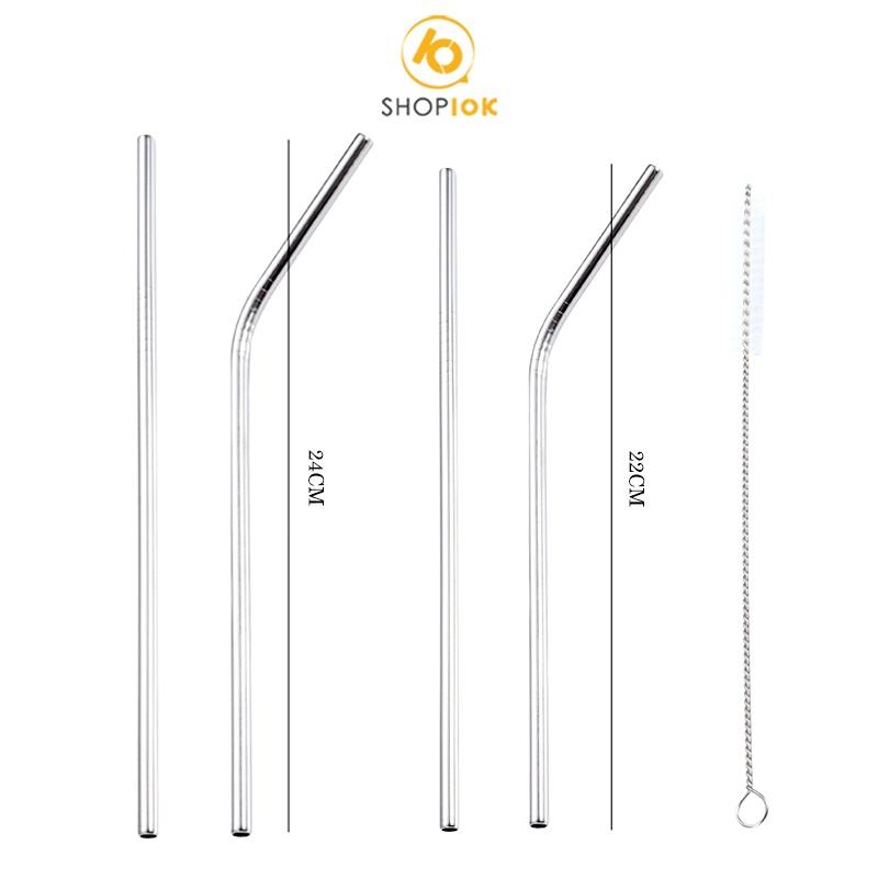 Ống Hút Inox 304 và Cọ Rửa