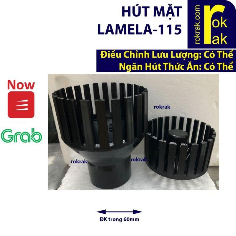 Hút mặt hồ Koi cao cấp Lamela (phi chờ 60) nhựa cứng dày, chắc chắn (Hàng Hãng)