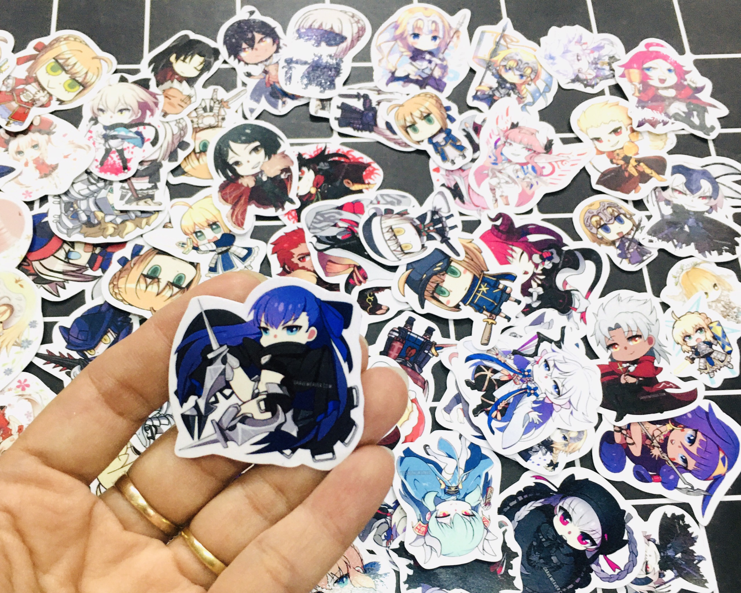 Set 30 Sticker Fate/Grand Order  hình dán có ép lụa