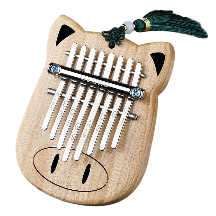 Đàn Kalimba Gecko Mini 8 phím K8mini, Thumb Piano 8 keys - Con Heo