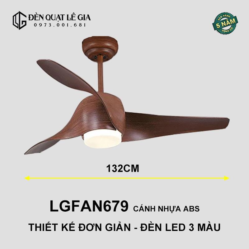 Quạt Trần Trang Trí LGFAN679 | Quạt Trần Đèn