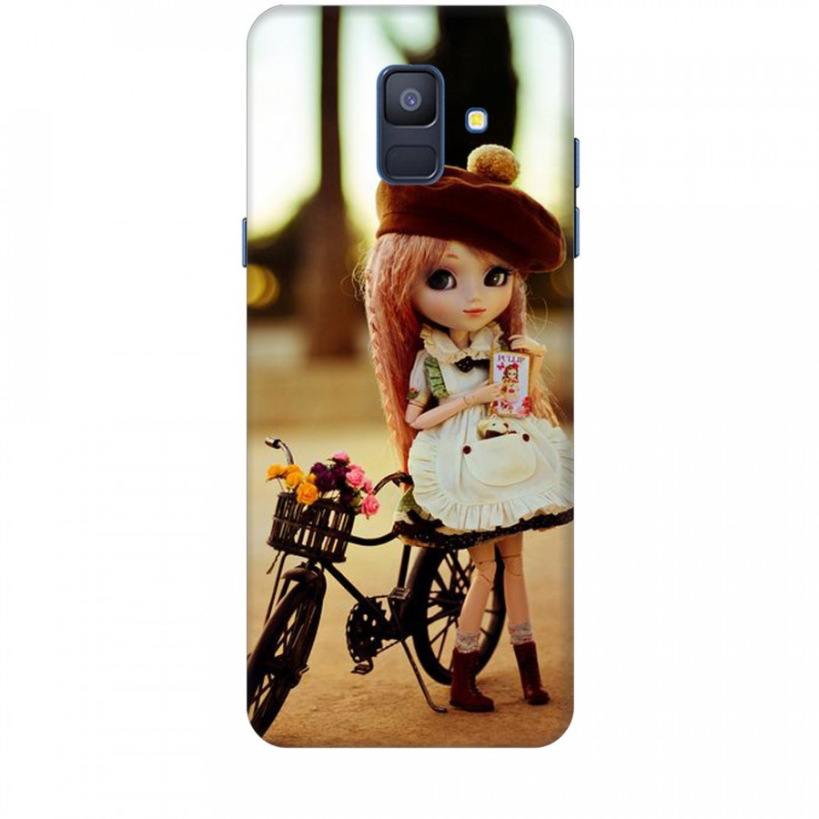 Ốp lưng dành cho điện thoại  SAMSUNG GALAXY A6 2018 Baby anh Bicycle Mẫu 5