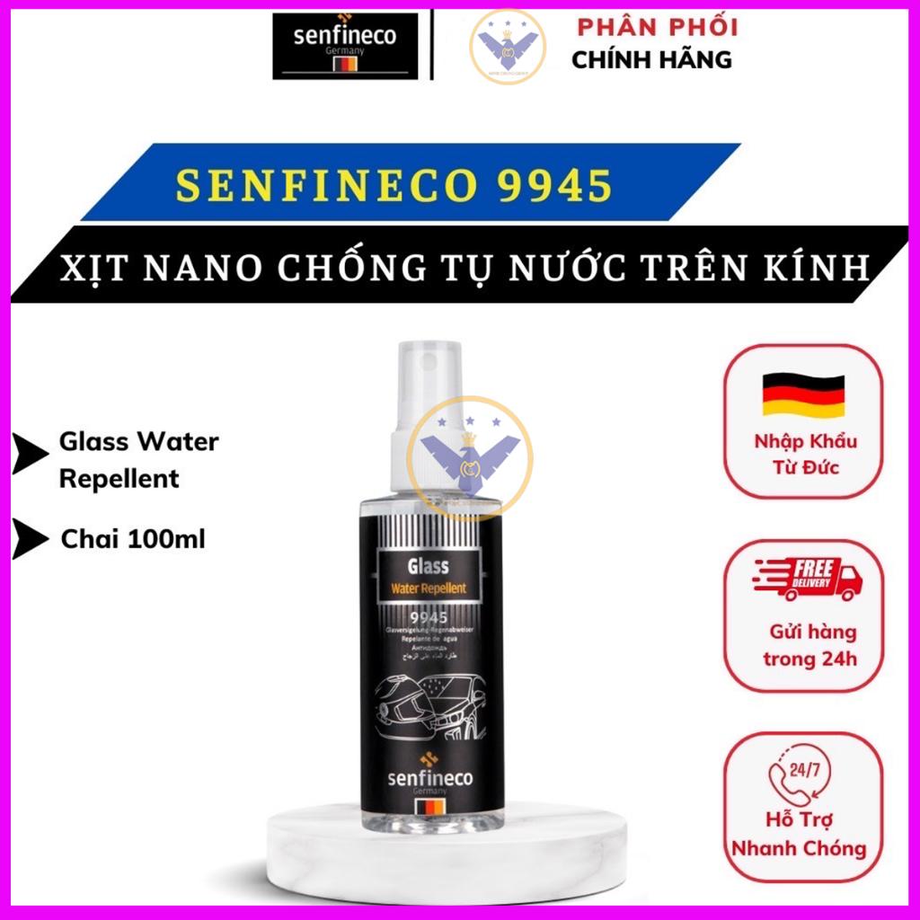 Xịt Phủ Nano Chống Tụ Nước Kính Xe - Senfineco 9945 - Water Repellent - 100ml
