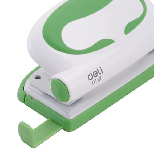 Máy đục lỗ Deli - E0112 xanh lá - 10 tờ