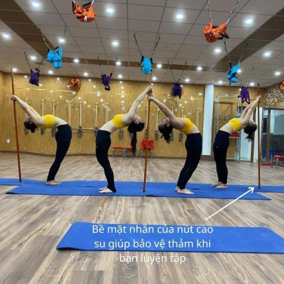 Bịt Đầu Gậy Cao Su Yoga, Arobic Dưỡng Sinh, Chống Trầy Xước - 1 Cặp, ONEFIT Bịt Đầu
