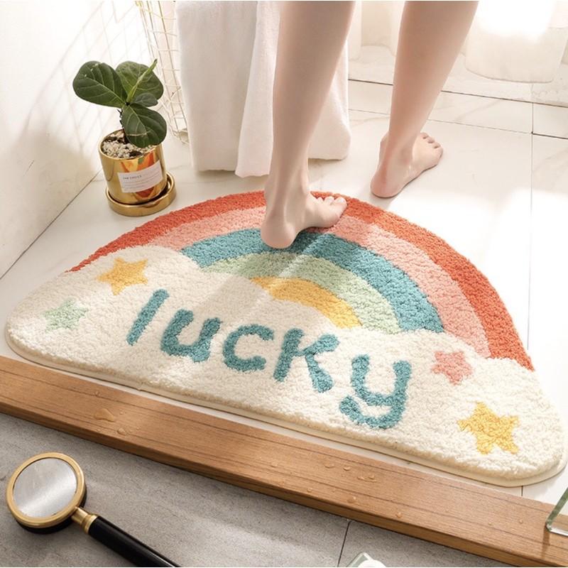 Thảm hình bán nguyệt chống trượt cao cấp