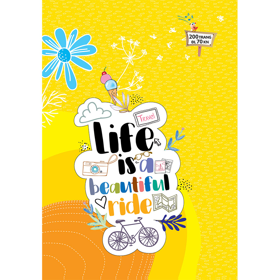 Lốc 5 Cuốn Tập Học Sinh Văn Lang 200 Trang Fort ĐL 70 (KN) - Life Is A Beautiful Ride, Sweet Dreams  (Giao Mẫu Ngẫu Nhiên)