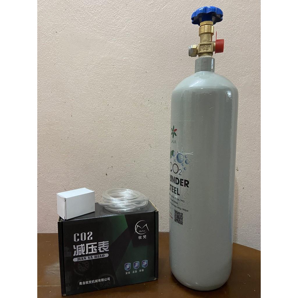 Bình CO2 Thủy Sinh MT3 - phụ kiện thủy sinh- shopleo