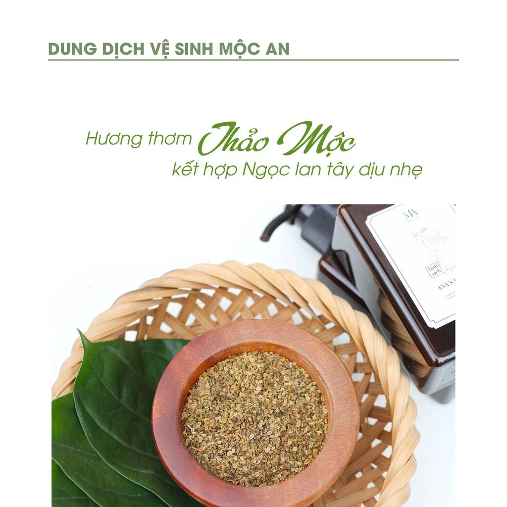 Dung Dịch Vệ Sinh Thảo Mộc Mộc An Eva's Pure Làm Sạch Dịu Nhẹ, An Toàn Cho Da 150ml