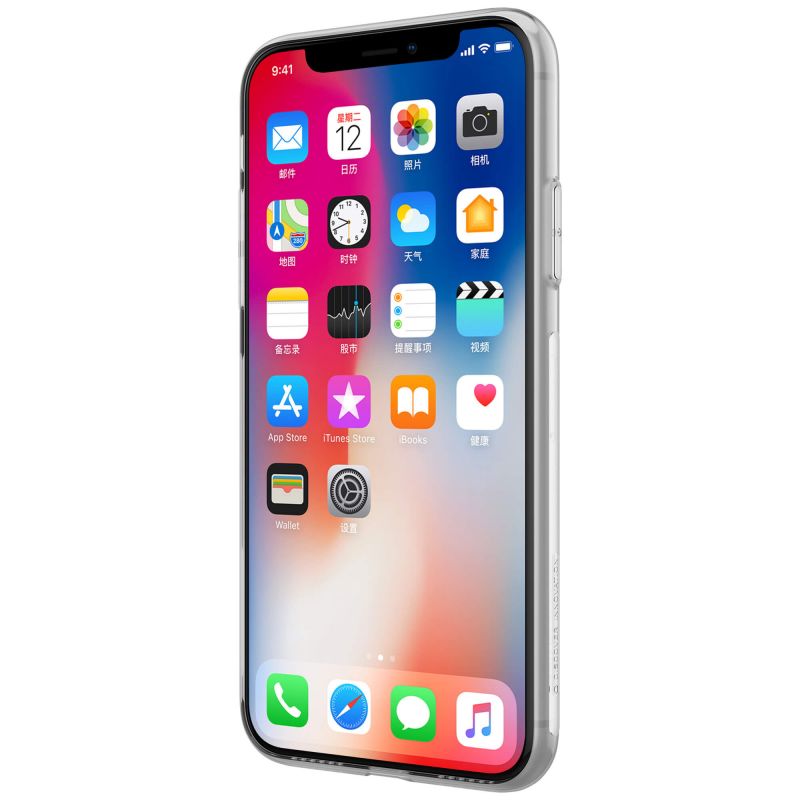 Ốp Lưng Dẻo Silicon Trong Suốt cho Apple iPhone XS, iPhone X Hiệu Nillkin - Hàng chính hãng.