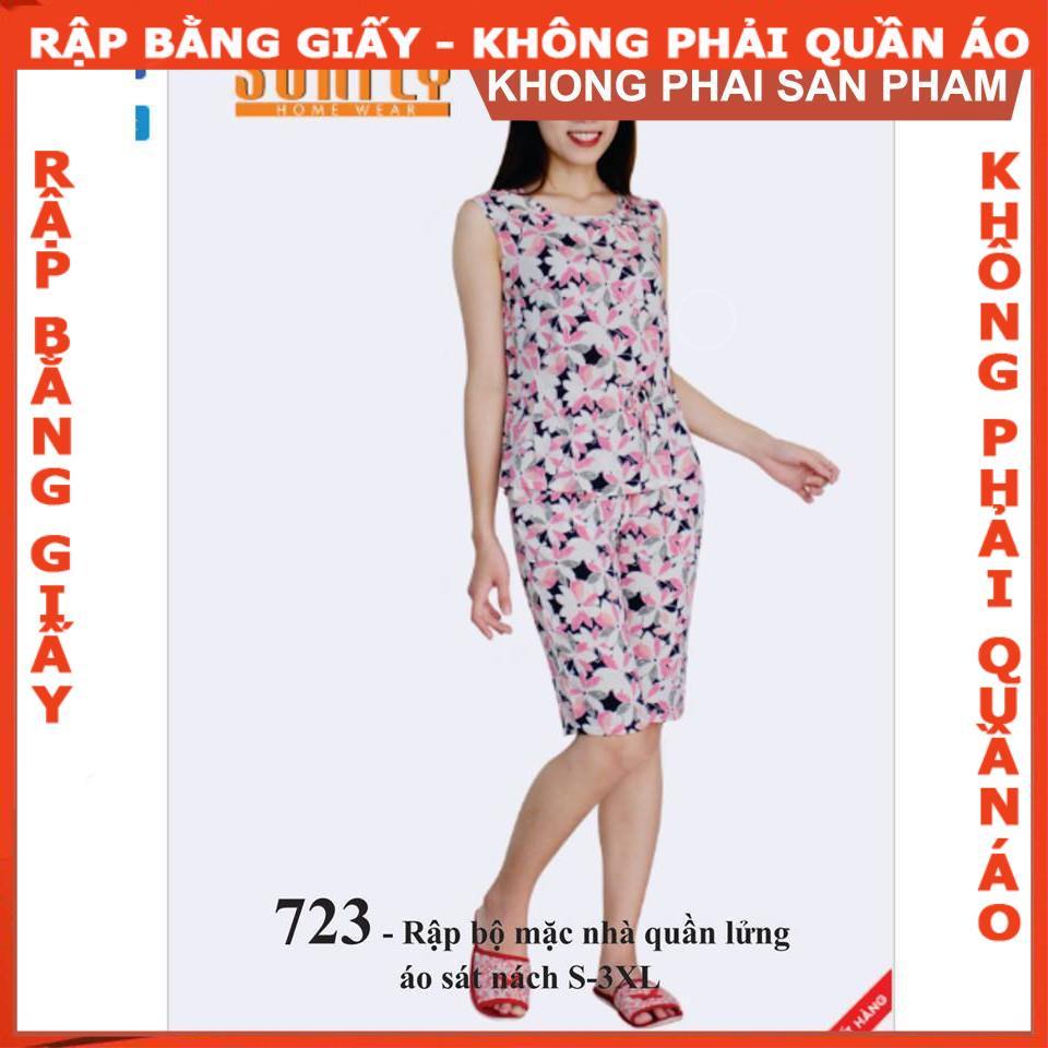 Rập giấy mã 723 (BẢN VẼ) rập bộ sát nách