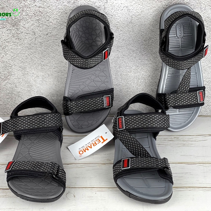 Giày sandal, dép sandal nam Teramo đế cao su nguyên chất, siêu nhẹ, quai dù chắc chắn, đế có rãnh chống trượt an toàn, TRM HỌA TIẾT 3 quai