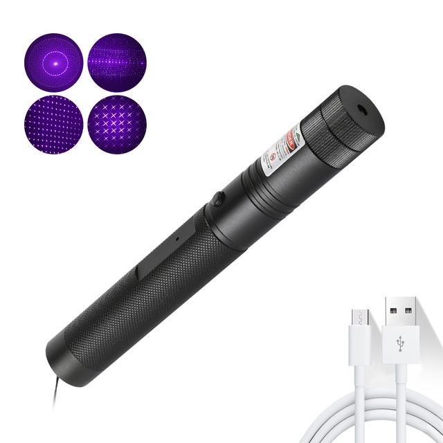 Công suất cao 532nm xanh/đỏ/tím 10000m USB303 PUNT