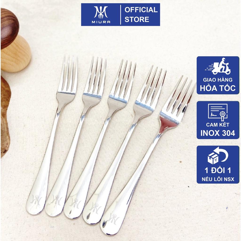 Bộ 6 Dĩa Miura Daily inox 18/0 sang trọng, chống trơn trượt