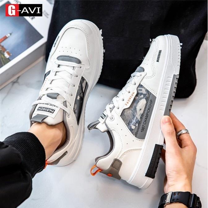 Giày sneaker nam mẫu mới kiểu dáng trẻ trung phong cách cá tính mẫu hot trend 2023 mã 007