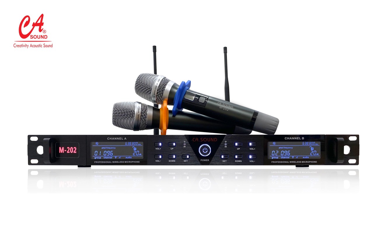 Micro không dây CA M-202 - Hàng chính hãng