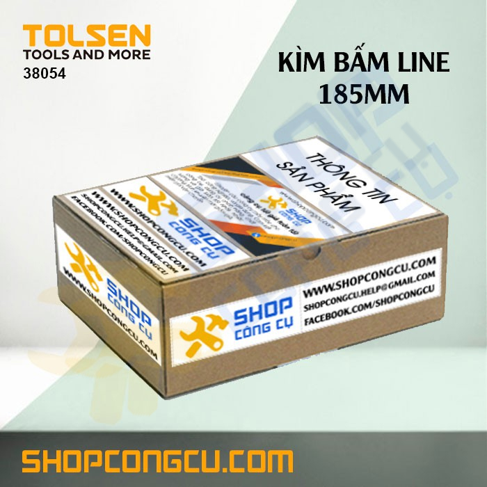 Kìm bấm line 185mm Tolsen 38054