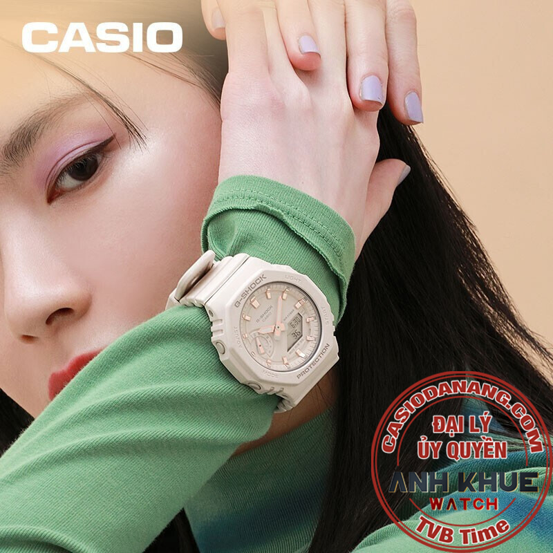 Đồng hồ nữ dây nhựa Casio G-Shock chính hãng GMA-S2100-4ADR (42mm)