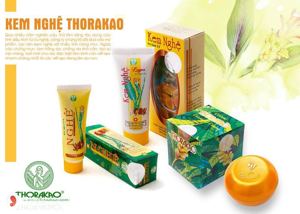 Kem Nghệ Dưỡng Da Mụn Dạng Tuýp Thorakao 10G