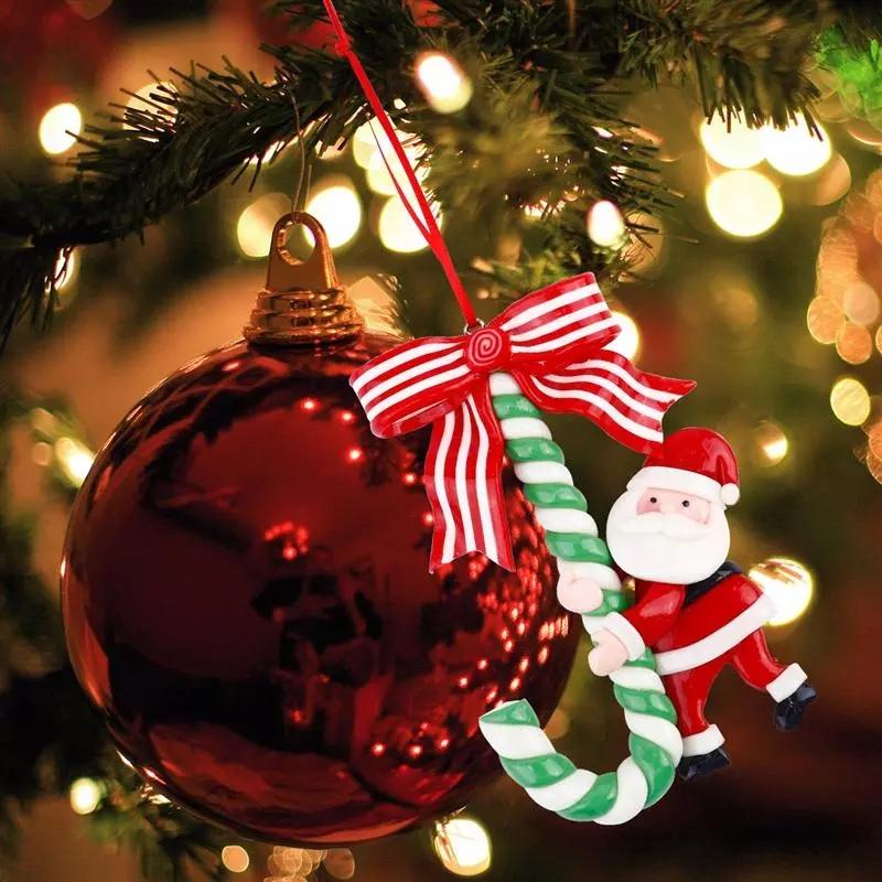 Thanh kẹo trang trí cây thông giáng sinh hình ông già/ người tuyết/ tuần lộc