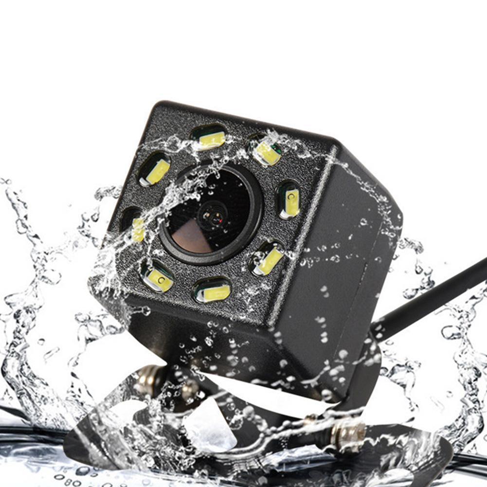 Camera Chiếu Hậu Ô Tô Nhìn Ban Đêm 170° Camera Lùi Xe 8 Bóng Đèn LED Cho Xe Hơi