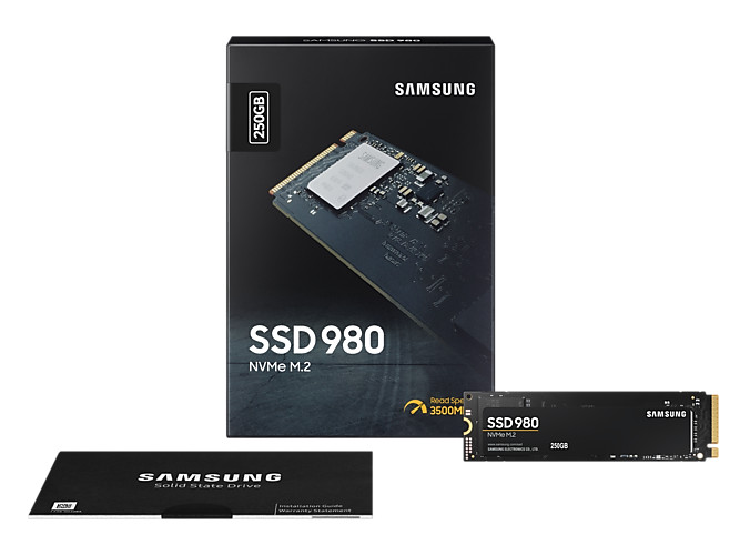 Ổ cứng SSD Samsung 980 PCIe 3.0 NVMe M.2 - Hàng Chính Hãng