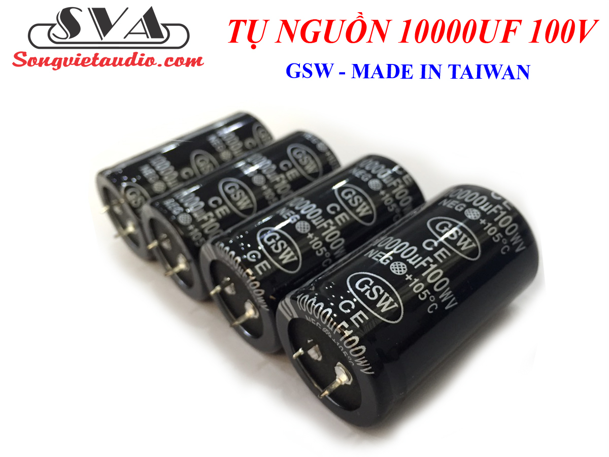 TỤ 100V 10000uF  - 1 TỤGSW