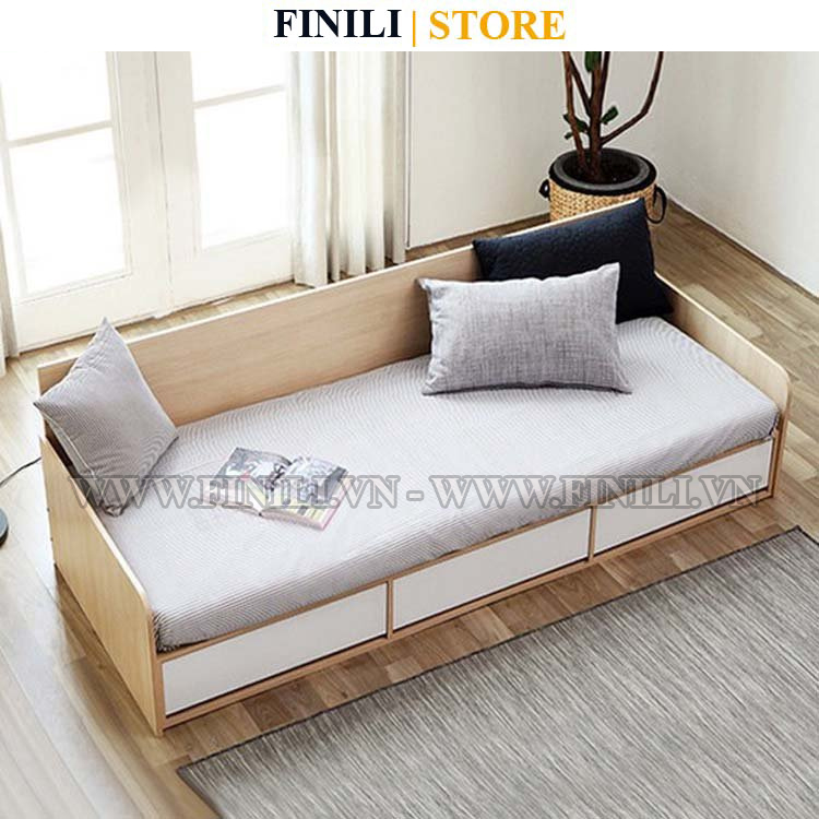 Giường sofa băng thông minh Finili 3 hộc kéo gỗ công nghiệp FLN2013