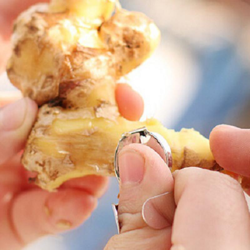 Stainless Steel Garlic Peeler Chestnut Peeler Ginger Planing Grater Crusher Device Chopper Cutter Peeler Vegetable Tools
