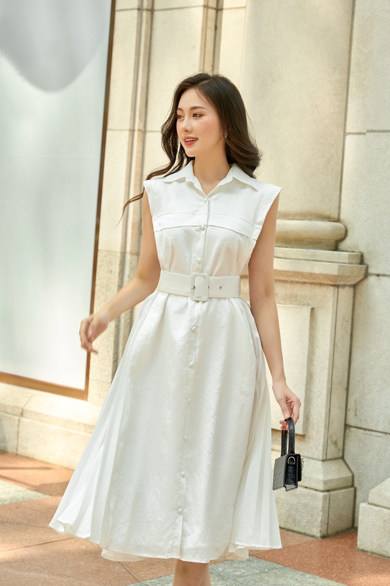 OLV - Đầm Janna White Dress